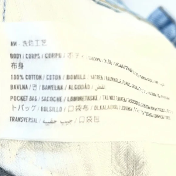 NEW! Abercrombie & Fitch The Barrel Jean Mid Rise 29 W 24 L Short Light Wash - Picture 11 of 16